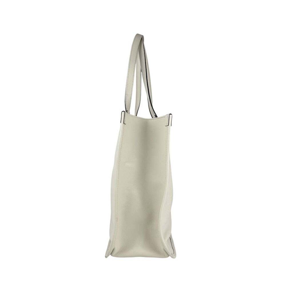 GUCCI Authentic White Leather Horsebit Shoulder Bag - Picture 2 of 5